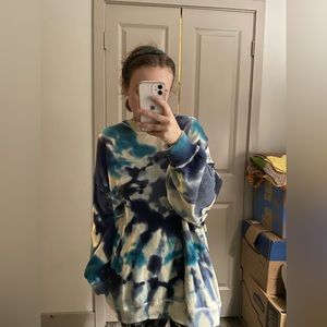 Oversized Tie-Dye Sweater